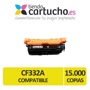 Toner Compatible HP CF332A (Nº654A) Amarillo PARA LA IMPRESORA Toner HP Color LaserJet Enterprise M651n