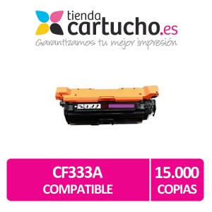 Toner Compatible HP CF333A (Nº654A) Magenta PARA LA IMPRESORA Toner HP Color LaserJet Enterprise M651n