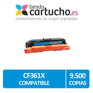 Toner Compatible HP CF361X (Nº508X) Cyan PARA LA IMPRESORA Hp Color LaserJet Enterprise M553n