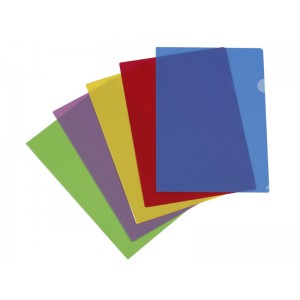 VIQUEL Pack de 10 dossier uñero, formato A4, 130 micras colores surtidos
