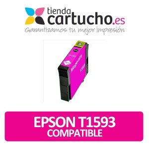 Cartucho de tinta epson T1593 magenta compatible PERTENENCIENTE A LA REFERENCIA Encre Epson T1590/1/2/3/4/7/8/9