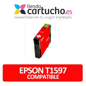 Cartucho de tinta epson T1597 rojo compatible PERTENENCIENTE A LA REFERENCIA Encre Epson T1590/1/2/3/4/7/8/9
