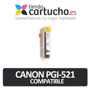 CARTUCHO COMPATIBLE CANON CLI-521 NEGRO PERTENENCIENTE A LA REFERENCIA Canon PGI520 / CLI521
