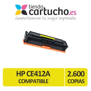 Toner AMARILLO HP CE412A compatible PARA LA IMPRESORA Toner HP Laserjet Pro 300 M351a