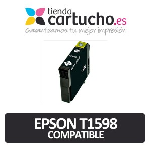 Cartucho de tinta epson T1598 negro mate compatible PERTENENCIENTE A LA REFERENCIA Encre Epson T1590/1/2/3/4/7/8/9
