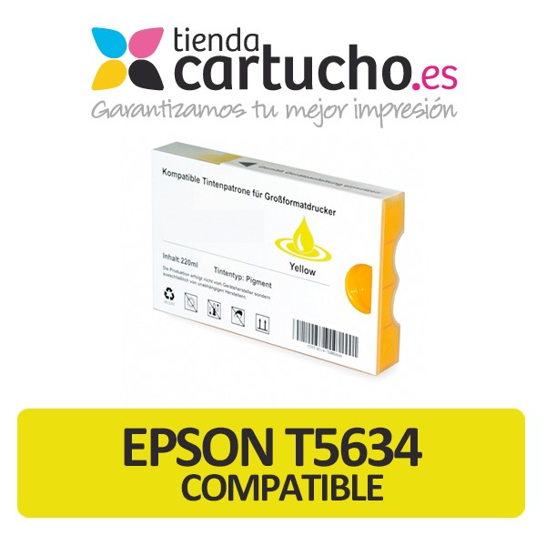 Cartouche d'encre Epson T563400 jaune compatible Cartouche d'encre Epson T563400 jaune compatible