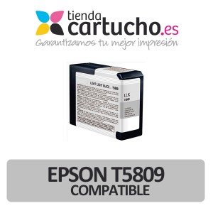 Cartucho de tinta epson T5809 negro light light compatible PERTENENCIENTE A LA REFERENCIA Encre Epson T5801/2/3/4/5/6/7/8/9