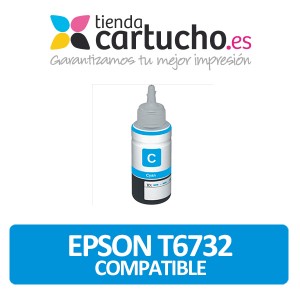 Cartucho de tinta epson T6732 cyan compatible PERTENENCIENTE A LA REFERENCIA Encre Epson T6731 /2/3/4/5/6