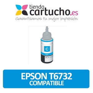 Cartucho de tinta epson T6732 cyan compatible PARA LA IMPRESORA Encre Epson EcoTank L810
