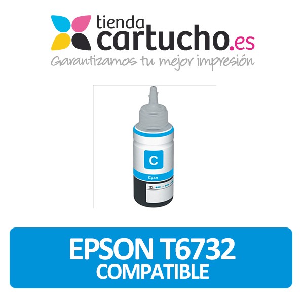 Cartouche d'encre Epson T6732 cyan compatible Cartouche d'encre Epson T6732 cyan compatible