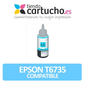 Cartucho de tinta epson T6735 cyan light compatible PARA LA IMPRESORA Encre Epson EcoTank L810