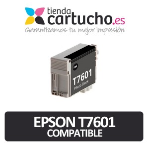 Cartucho de tinta epson T7601 negro photo compatible PERTENENCIENTE A LA REFERENCIA Encre Epson T7601/2/3/4/5/6/7/8/9