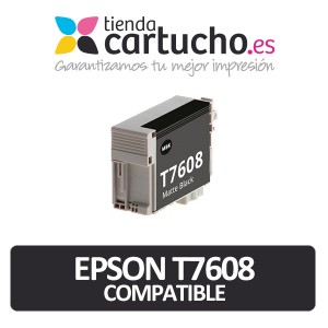 Cartucho de tinta epson T7608 negro mate compatible PERTENENCIENTE A LA REFERENCIA Encre Epson T7601/2/3/4/5/6/7/8/9