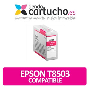 Cartucho de tinta epson T8503 magenta compatible PERTENENCIENTE A LA REFERENCIA Encre Epson T8501/2/3/4/5/6/7/8/9