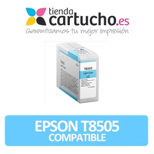 Cartucho de tinta epson T8505 cyan light compatible PERTENENCIENTE A LA REFERENCIA Encre Epson T8501/2/3/4/5/6/7/8/9