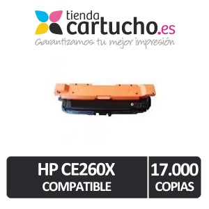 Toner NEGRO HP CE260X PARA LA IMPRESORA Toner HP Color Laserjet CP4520