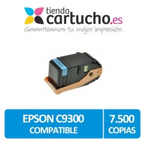 Toner epson aculaser C9300 cyan compatible PARA LA IMPRESORA Epson AcuLaser C9300D3TNC