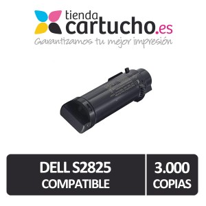 Toner Negro Dell H625CDW/H825CDW/S2825CDN Compatible (593-BBSB) PARA LA IMPRESORA Cartouches DELL H825CDW