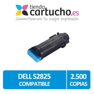 Toner Cyan Dell H625CDW/H825CDW/S2825CDN Compatible (593-BBSD) PARA LA IMPRESORA Cartouches DELL H825CDW