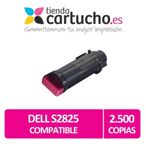 Toner Magenta Dell H625CDW/H825CDW/S2825CDN Compatible (593-BBRV) PARA LA IMPRESORA Cartouches DELL H825CDW