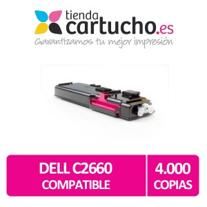 Toner Magenta Dell C2660DN/C2665DNF Compatible (593-BBBS/V4TG6/VXCWK) PERTENENCIENTE A LA REFERENCIA Cartouches DELL C2660