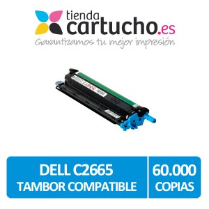Tambor Cyan Dell C2660DN/C2665DNF/C3760/C3765DNF Compatible (724-10352) PERTENENCIENTE A LA REFERENCIA Cartouches DELL C2660