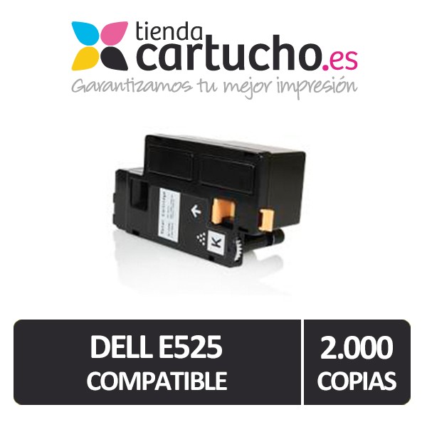 Toner Noir Dell E525W Compatible (593-BBLN/H3M8P/DPV4T) Toner Noir Dell E525W Compatible (593-BBLN/H3M8P/DPV4T)