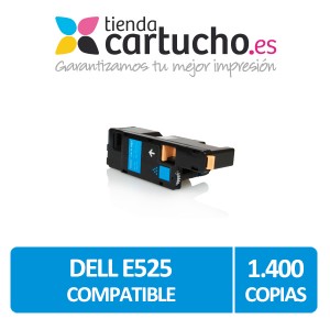 Toner Cyan Dell E525W Compatible (593-BBLL/VR3NV/H5WFX) PERTENENCIENTE A LA REFERENCIA Cartouches DELL E525