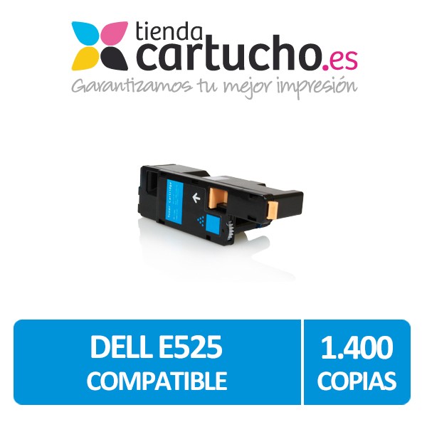 Toner Cyan Dell E525W Compatible (593-BBLL/VR3NV/H5WFX) Toner Cyan Dell E525W Compatible (593-BBLL/VR3NV/H5WFX)