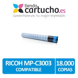 Toner Ricoh Aficio MPC3003 / 3503 Cyan Compatible PARA LA IMPRESORA Cartouches Ricoh Aficio MPC3003SP
