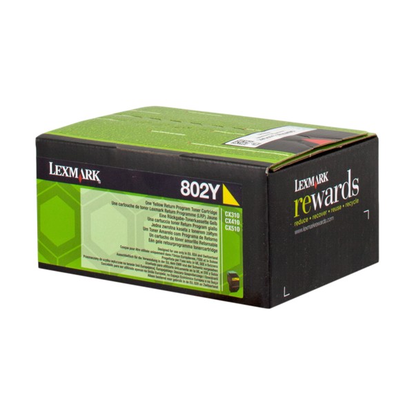 Toner Lexmark CX310 Original Jaune 2.000 copias Toner Lexmark CX310 Original Jaune 2.000 copias