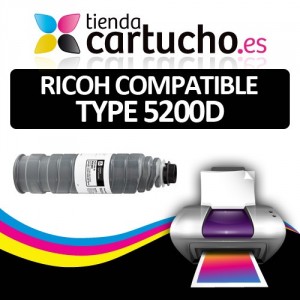 Toner Ricoh TYPE 5200D compatible PARA LA IMPRESORA Cartouches Ricoh Aficio 650