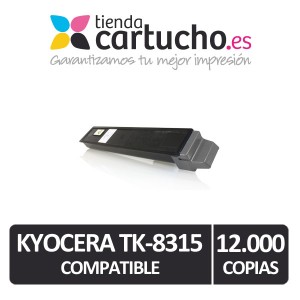 Toner Kyocera TK-8315 Negro Compatible PERTENENCIENTE A LA REFERENCIA Toner Kyocera TK-8315