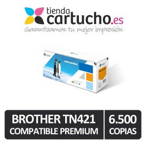 Toner Brother TN421 Compatible Premium Negro PERTENENCIENTE A LA REFERENCIA Toner Brother TN-421 / TN-423 / TN-426