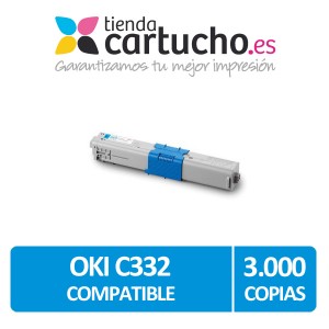 Toner OKI C332 / MC363 / MD363 Compatible Cyan PARA LA IMPRESORA Toner OKI MC363