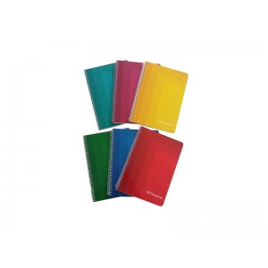 PERGAMY Cuaderno tapa blanda 4º 80 hojas 60 gr 4x4. Colores surtidos.