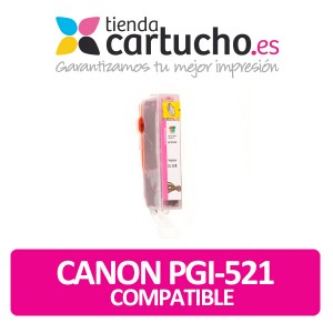 CARTUCHO COMPATIBLE CANON CLI-521 MAGENTA PERTENENCIENTE A LA REFERENCIA Canon PGI520 / CLI521