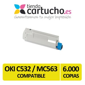 Toner OKI C532 Compatible Amarillo PERTENENCIENTE A LA REFERENCIA OKI C532