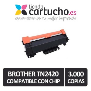 Toner Brother (Con chip) TN2420 Compatible  PARA LA IMPRESORA Toner imprimante Brother HL-L2350DW