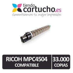 Toner Ricoh MPC4504 Negro Compatible PARA LA IMPRESORA Cartouches Ricoh Aficio MPC5504 / A / SP