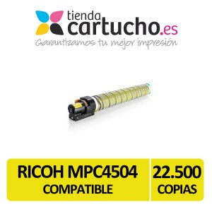 Toner Ricoh MPC4504 Amarillo Compatible PARA LA IMPRESORA Cartouches Ricoh Aficio MPC5504 / A / SP