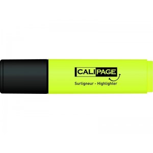 Calipage marcador amarillo. Punta de cincel 2-5mm.