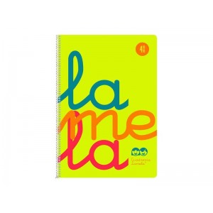 LAMELA Cuaderno Folio polipropileno C4 80 hojas 90 grs amarillo 