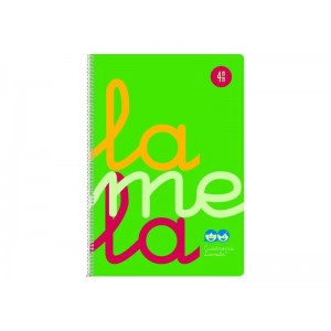 LAMELA Cuaderno Folio polipropileno C4 80 hojas 90 grs amarillo 