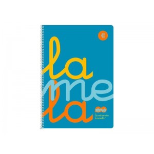 LAMELA Cuaderno Folio polipropileno C4 80 hojas 90 grs amarillo 