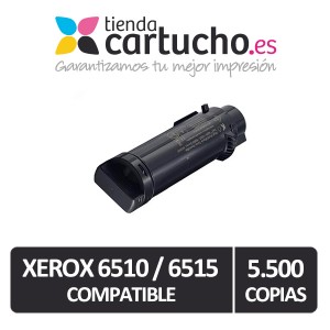 Toner negro Xerox 6510 / 6515 Compatible PERTENENCIENTE A LA REFERENCIA Toner Xerox Phaser 6510 / WorkCentre 6515