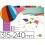 Bloc trabajos manuales liderpapel seda 240x315mm 10 hojas colores surtidos