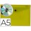 Carpeta liderpapel dossier broche 34351 polipropileno din a5 amarillo transparente