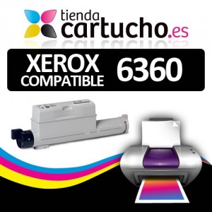 Toner NEGRO Xerox phaser 6360 compatible PERTENENCIENTE A LA REFERENCIA Toner Xerox Phaser 6360