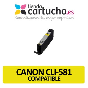 Canon CLI-581 Compatible Amarillo PARA LA IMPRESORA Cartouches d'encre Canon Pixma TS8150